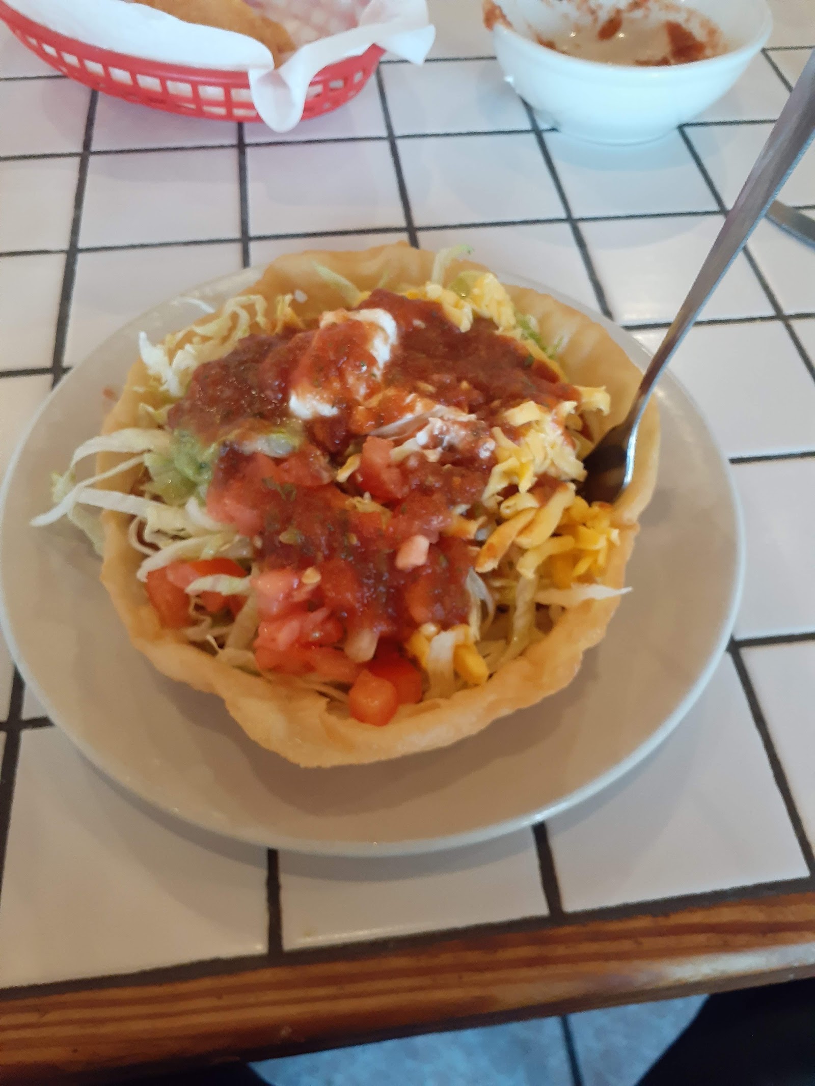 Plate at Meme's Mexican Restaurant